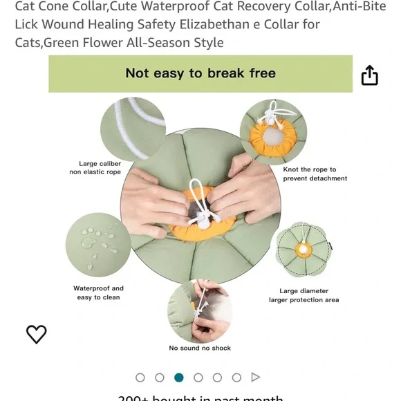 Cat cone collar - Picture 5 of 5